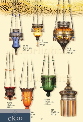 Hand made Glassware exotic lamps